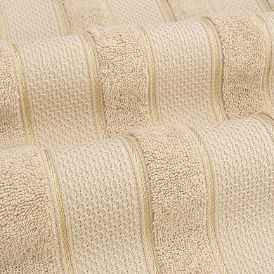 American Soft Linen Luxury Soft 6-Piece Beige Turkish Cotton Towel & Washcloth Set