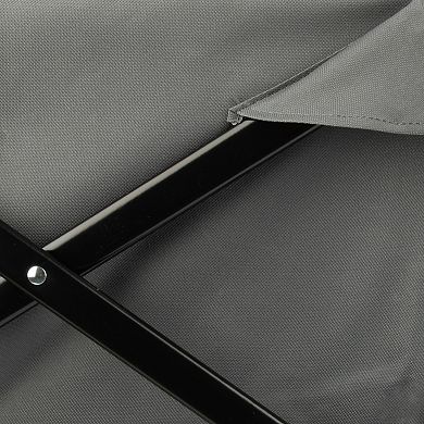 Pure Garden Gray Collapsible Wagon Folding Cart