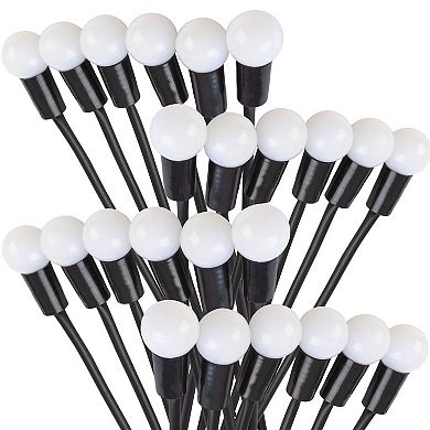 Pure Garden Solar LED Swaying Garden Light 4-pc. Set – IP44 Water-Resistant