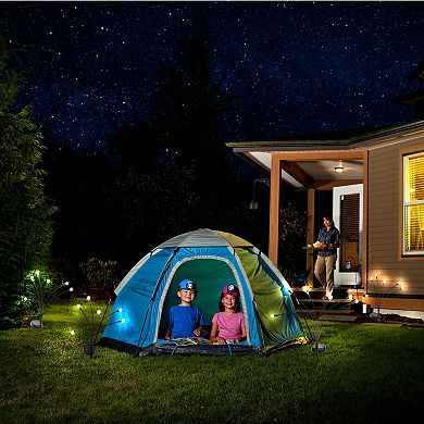 Pure Garden Solar LED Swaying Garden Light 4-pc. Set – IP44 Water-Resistant