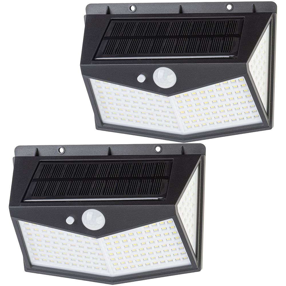 Pure Garden Outdoor Solar Light 2-pc. Set â Motion Sensor