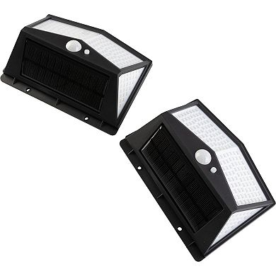 Pure Garden Outdoor Solar Light 2-pc. Set – Motion Sensor