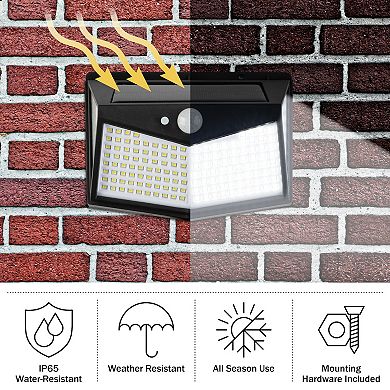 Pure Garden Outdoor Solar Light 2-pc. Set – Motion Sensor