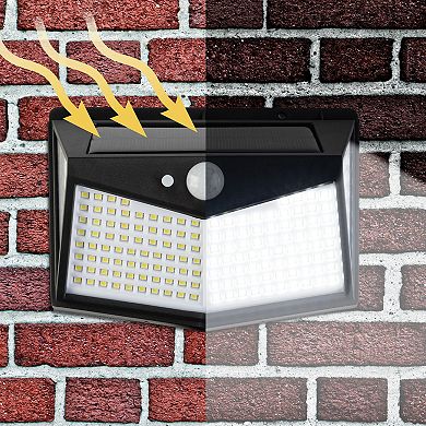 Pure Garden Outdoor Solar Light 2-pc. Set – Motion Sensor
