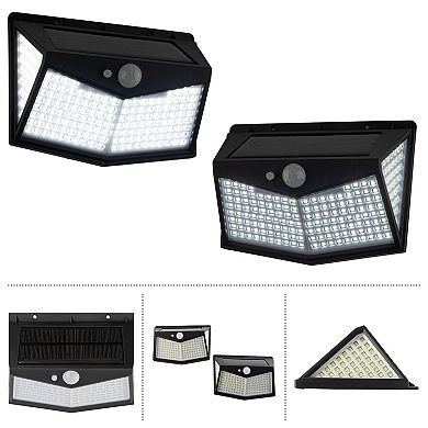 Pure Garden Outdoor Solar Light 2-pc. Set – Motion Sensor