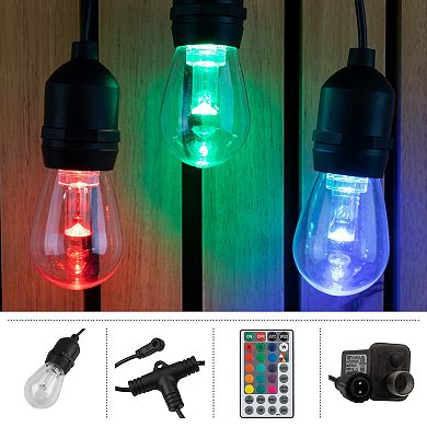 Pure Garden 50-ft. Color-Changing LED Outdoor String Light