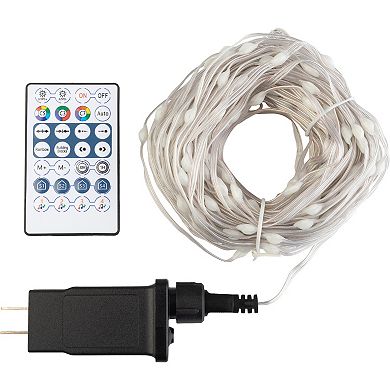 Pure Garden 40-ft. LED Color-Changing Rope Light – Remote, Waterproof
