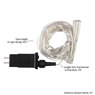 Pure Garden 40-ft. LED Color-Changing Rope Light – Remote, Waterproof