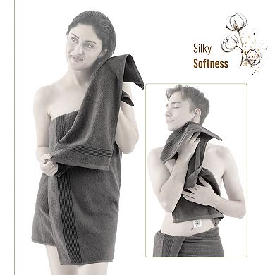 American Soft Linen 6-pc. Cotton Premium Spa Bath Towel Set