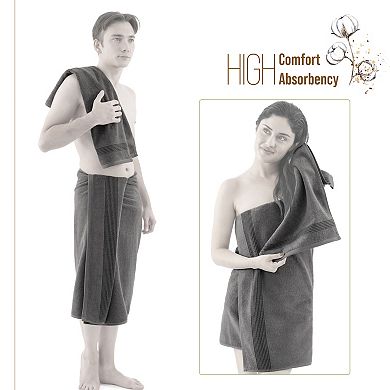 American Soft Linen 6-pc. Cotton Premium Spa Bath Towel Set
