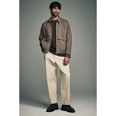 Men's NEXT Brown Taupe Textured Blouson Jacket