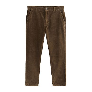 Men's NEXT Tan Brown Slim Fit Corduroy Chino Trousers