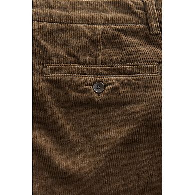 Men's NEXT Tan Brown Slim Fit Corduroy Chino Trousers
