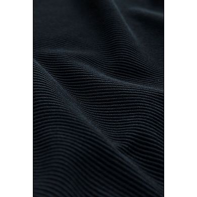 Men's NEXT Navy Blue Textured Long Sleeve Mock Layer 100% Cotton Jumper