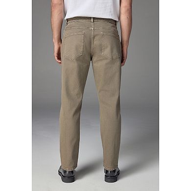 Men's NEXT Mushroom Brown Straight Fit Vintage Stretch Authentic Jeans
