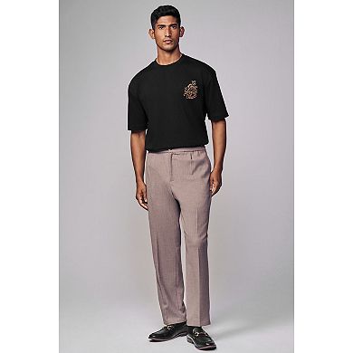 Men's NEXT Black Parisian Relaxed Fit Graphic Heavyweight T-Shirt