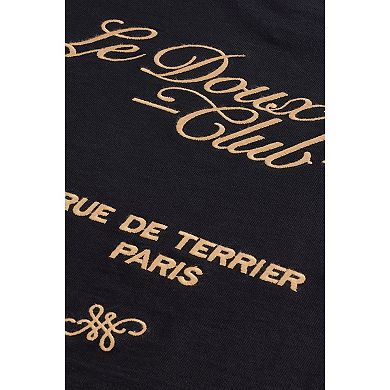 Men's NEXT Black Parisian Relaxed Fit Graphic Heavyweight T-Shirt