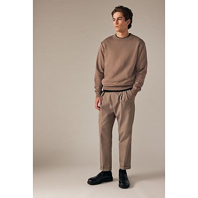 Men's NEXT Regular Fit Cotton-Rich Jersey Crew Sweatshirt