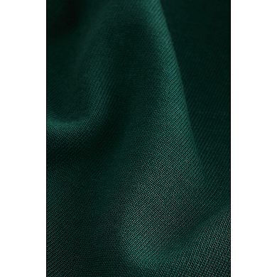 Men's NEXT Green Relaxed Fit Long Sleeve Heavyweight 100% Cotton T-Shirt