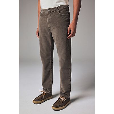 Men's NEXT Mushroom Brown Regular Fit Corduroy 5-Pocket Trousers