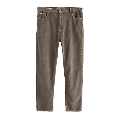 Men's NEXT Mushroom Brown Regular Fit Corduroy 5-Pocket Trousers