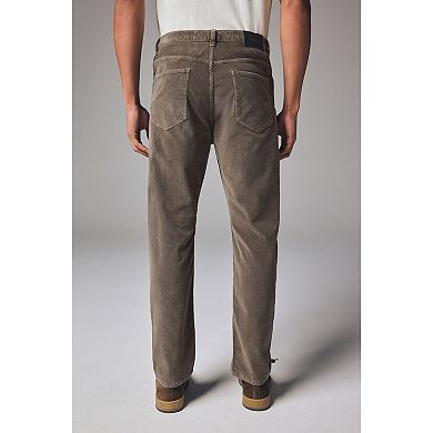 Men's NEXT Mushroom Brown Regular Fit Corduroy 5-Pocket Trousers