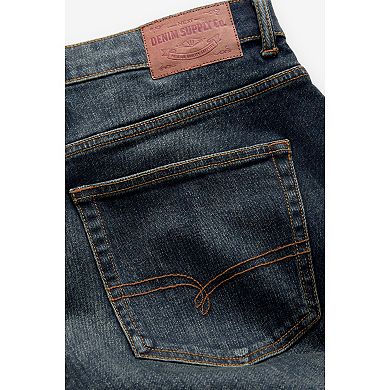 Men's NEXT Dark Blue Straight Fit Vintage Stretch Authentic Jeans