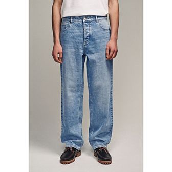 Men's NEXT Dark Blue Straight Fit Vintage Stretch Authentic Jeans