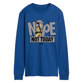 Men's Marvel Wolverine Nope Not Today Long Sleeve Graphic Tee