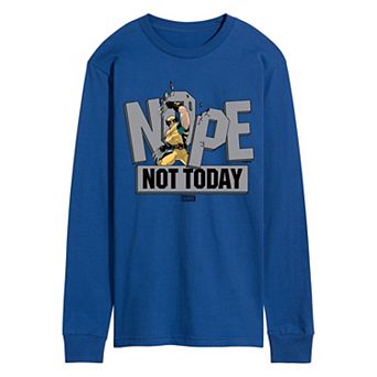 Men's Marvel Wolverine Nope Not Today Long Sleeve Graphic Tee