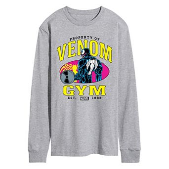 Men's Marvel Venom Property Of Venom Gym Est. 1988 Long Sleeve Graphic Tee