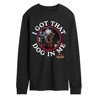 Men's Marvel Deadpool & Wolverine That Dog In Me Long Sleeve Graphic Tee