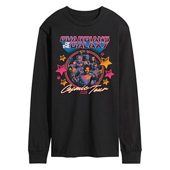 Men's Marvel Guardians Of The Galaxy Cosmic Tour Long Sleeve Graphic Tee