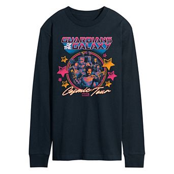 Men's Marvel Guardians Of The Galaxy Cosmic Tour Long Sleeve Graphic Tee