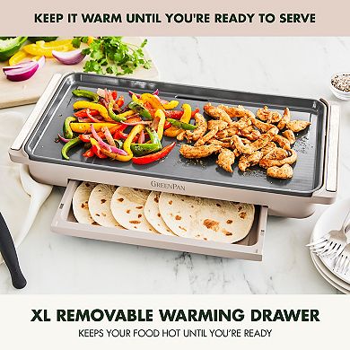 GreenPan Advanced Electric Griddle & Warming Drawer