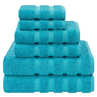 American Soft Linen Cotton Turkish 6 pc Bath Towels
