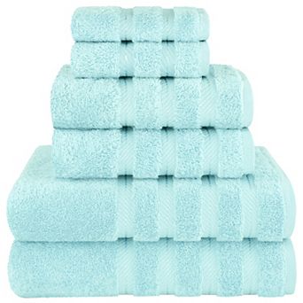 American Soft Linen Cotton Turkish 6 pc Bath Towels