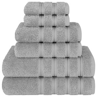 American Soft Linen Cotton Turkish 6 pc Bath Towels