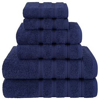 American Soft Linen Cotton Turkish 6 pc Bath Towels