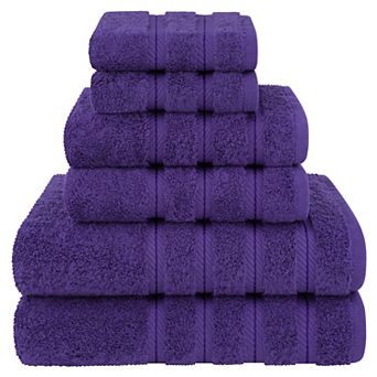 American Soft Linen Cotton Turkish 6 pc Bath Towels