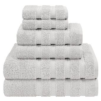 American Soft Linen Cotton Turkish 6 pc Bath Towels
