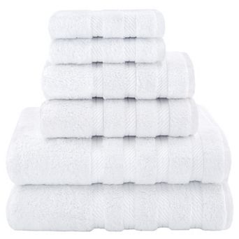 American Soft Linen Cotton Turkish 6 pc Bath Towels