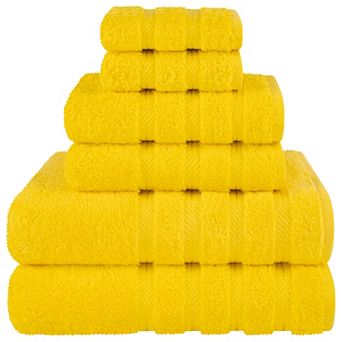 American Soft Linen Cotton Turkish 6 pc Bath Towels