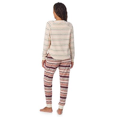 Women's Cuddl Duds® Sweater Knit Pajama Top & Pajama Jogger Set