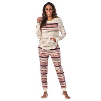 Women's Cuddl Duds® Sweater Knit Pajama Top & Pajama Jogger Set
