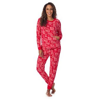 Women's Cuddl Duds® Sweater Knit Pajama Top & Pajama Jogger Set