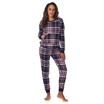 Petite Cuddl Duds® Sweater Knit Pajama Top & Pajama Jogger Set