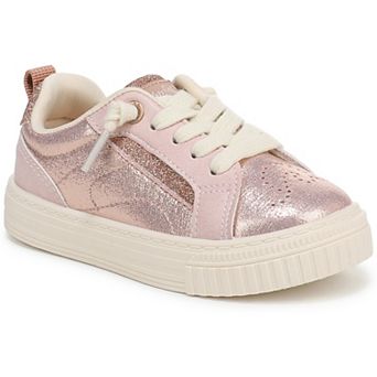 Blowfish Malibu Aly-T Girls Slip-On Shoes Faux Leather Shimmer Detail