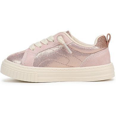 Blowfish Malibu Aly-T Girls Slip-On Shoes Faux Leather Shimmer Detail