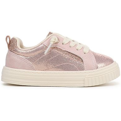 Blowfish Malibu Aly-T Girls Slip-On Shoes Faux Leather Shimmer Detail
